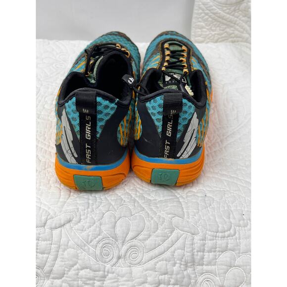 Project Pearl Izumi Women's Size 12 Blue/Orange Lace Up Running Athletic Shoes - Picture 8 of 9